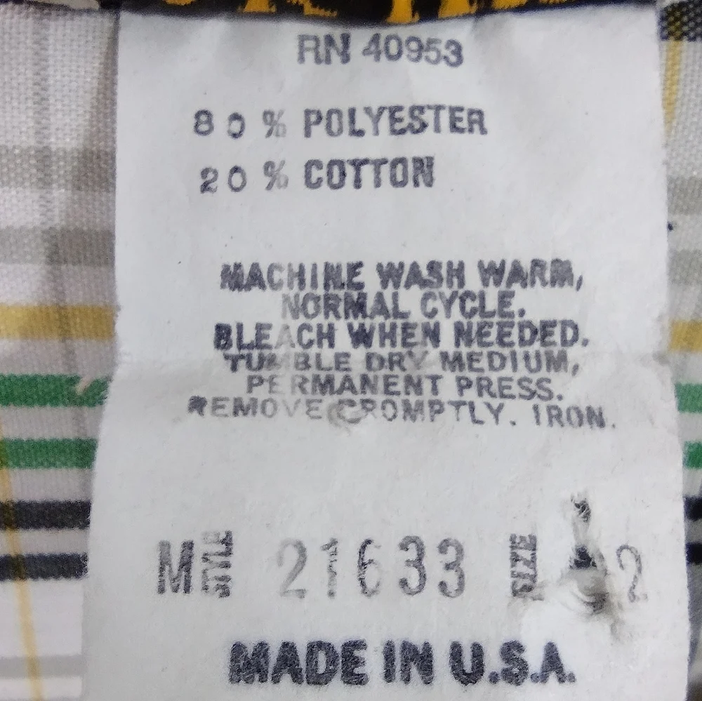 Vintage Oak Hill Babydoll Shirt Womens 12 Green Lace Preppy Academia Retro 90s - Picture 8 of 8